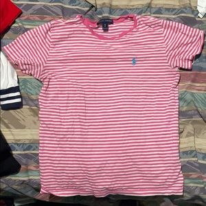 Striped polo shirt